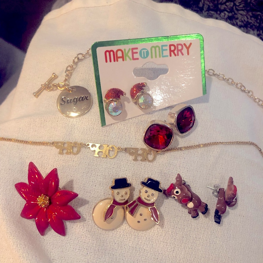 Christmas set jewelry vintage
